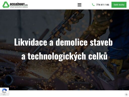 specializujeme se na demoliční práce a likvidace všeho železného přímo ve vaší provozovně. provádíme demolice technologických celků v celé čr.