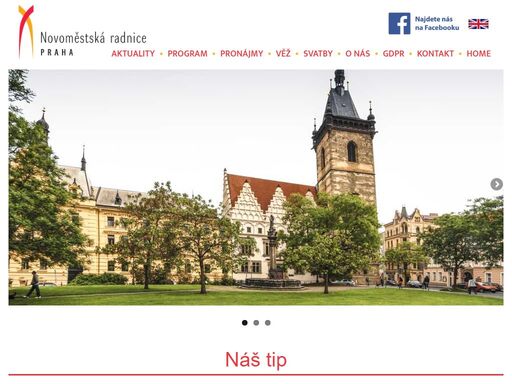 oficiální stránky novoměstské radnice, národní kulturní památky. program výstav a akcí, informace o vstupném. 