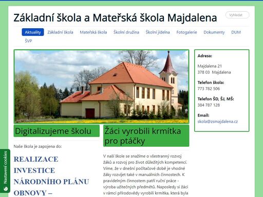 www.zsmajdalena.cz