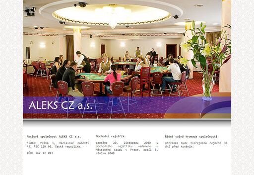 casino aleks in prague offer live games and slots for players. caribbean poker, russian poker, texas holdem poker, three card poker, black jack, american roulette, punto banco, pantoon, let it ride, slots and meny others