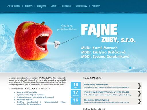 www.fajnezuby.cz