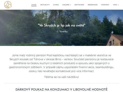 www.penzionpodkaplickou.cz