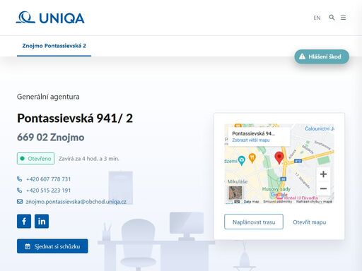 uniqa.cz/detaily-pobocek/znojmo-pontassievska