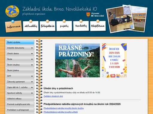 www.zsnovolisenska.cz