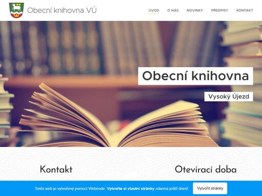 využijte služeb obecní knihovny.