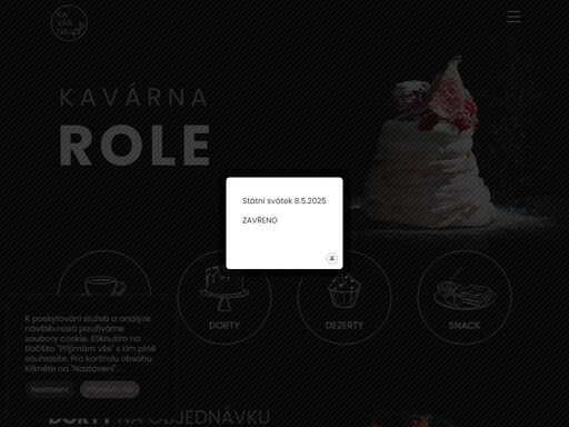 kavárna s cukrárnou v centru liberce. dorty na objednávku - svatební dorty, narozeninové dorty, dětské dorty, bezlepkové dorty, dorty pavlova, makronky, dezerty a zákusky.