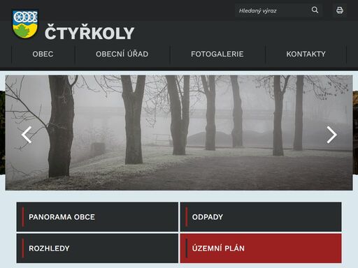 oficiální stránky obce čtyřkoly