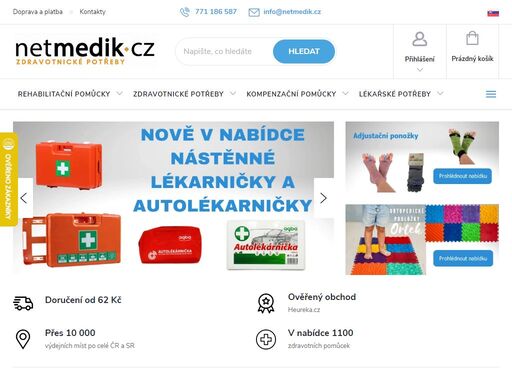 netmedik.cz – zdravotní pomůcky pro všechny! široká nabídka produktů pro seniory, děti, osoby se sníženou pohyblivostí i každodenní péči o zdraví. nakupujte pohodlně online!