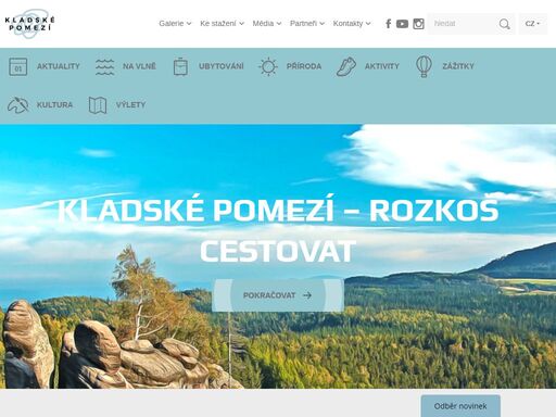 kladské pomezí, rozkoš cestovat, nabízí množství atraktivních míst k návštěvě a zajímavých tipů pro aktivní i poznávací dovolenou.
