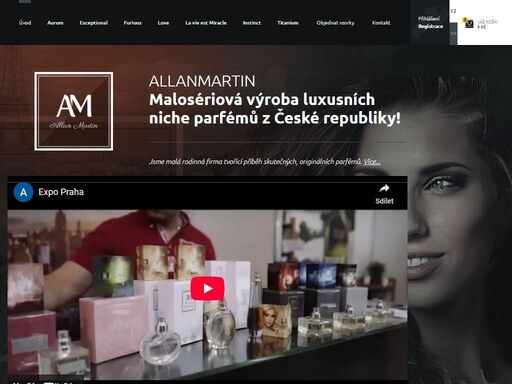 allan martin, kvalitní parfémy