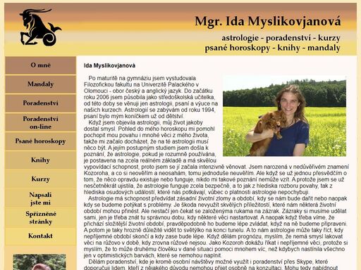 astrologie, poradenství, kurzy, knihy, psané horoskopy, písemný horoskop, mandaly