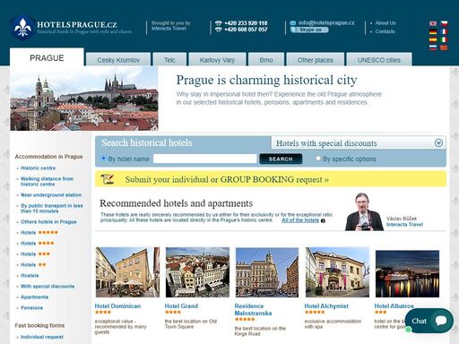 prague hotels with charm | hotelsprague.cz