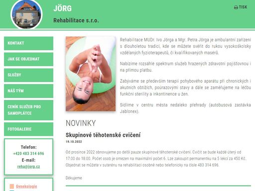 mudr. ivo jörg rehabilitace s.r.o.
