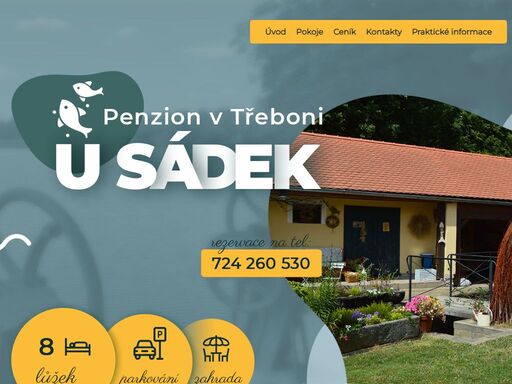 penzion - ubytování u sádek pod hrází rybníka svět, jen pár kroků od centra města s výhledem na pivovar. komfortní ubytování ve dvou až čtyřlůžkových pokojích, parkování, velká zahrada.