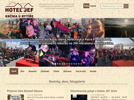 restaurace a hotel jef a stylová krčma u rytíře aneb u jetýlků