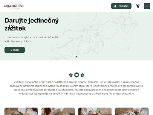 u nás nemusíte vybírat ze stovek druhů květin a již připravených kytic. zvolte si barvu nebo příležitost a naši floristé pro vás připraví originální