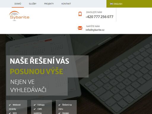společnost sybarite s.r.o. má rozsáhlou zkušenost s tvorbou webových stránek pro firmy i jednotlivce. nabízíme on-line řešení, která vám vydělají peníze.