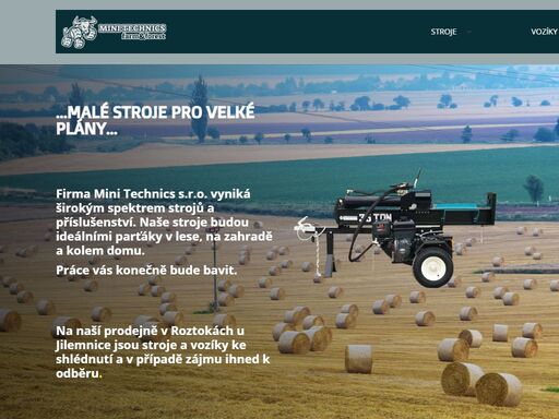 malé stroje pro velké plány. v české republice dnes již není problém sehnat velké profi stroje, ale sortiment menších pomocníků, kteří odvedou opravdu stejnou