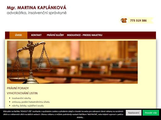 advokátní kancelář mgr. martiny kaplánkové poskytuje právní služby fyzickým osobám nepodnikajícím i; podnikatelům, fyzickým i;právnickým osobám.