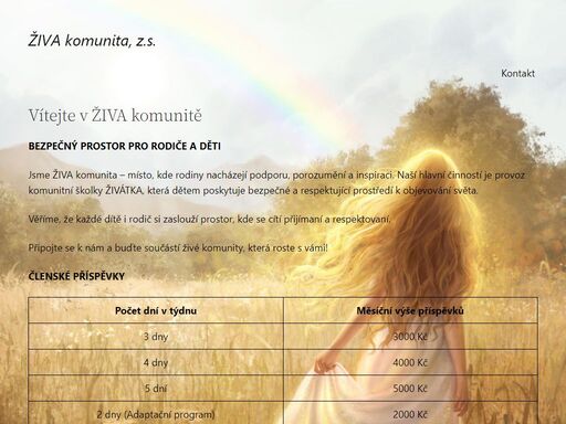 web spolku živa komunita, z.s.