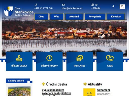 obec staňkovice