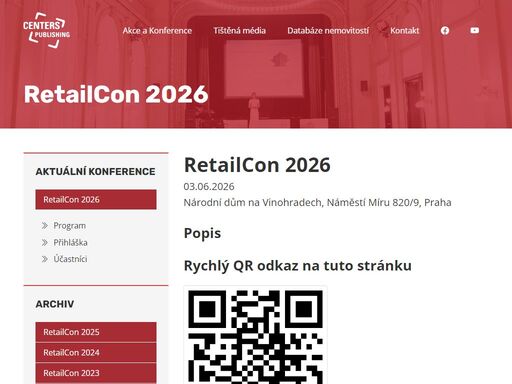 centers publishing shromažďuje informace o trhu s komerčními nemovitostmi v čr a sr a dnes patří k předním odborníkům na realitním trhu.
