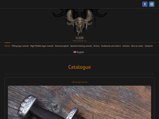 we are swordsmiths. we make swords, seaxes, knives and other historical cold weapons and scabbards for fencers, reenactment, collectors, museums etc.