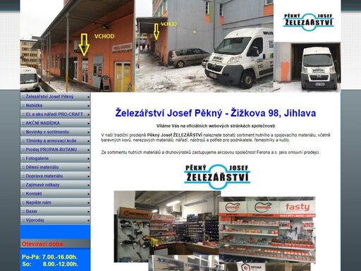 v naší tradiční prodejně pěkný josef železářství naleznete bohatý sortiment hutního a spojovacího materiálů, včetně barevných kovů, nerezových materiálů, nářadí, nástrojů a potřeb pro podnikatele, řemeslníky a kutily. ze sortimentu hutních materiálů