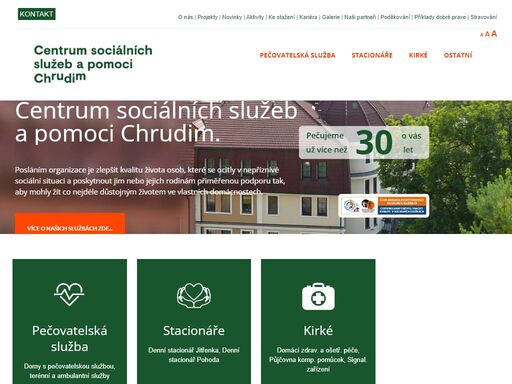 centrum sociálních služeb a pomoci chrudim je partnerem pro klienta.