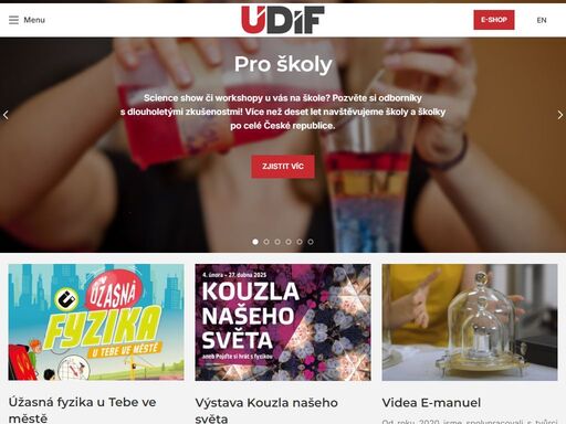 chcete science show u vás ve škole? zábavu pro celou rodinu na vaší akci pro veřejnost? hravé dárkové předměty? či vtipné vystoupení u vás ve firmě? pozvěte si údif! odborníky s více jak 15 lety zkušeností. zajistíme pro vás science show, workshopy, interaktivní stánky, laserové bludiště a mnohem více.