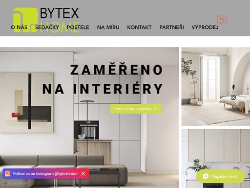 bytex home s.r.o. interiér
výroba a prodej 
•	kuchyňských linek
•	vestavěného nábytku
•	postelí na míru
•	sedacích souprav na míru 
•	návrhy interiérů …vše dle vašich představ
kompletní realizace celého interiéru včetně pokládky podlah a koupelen.
