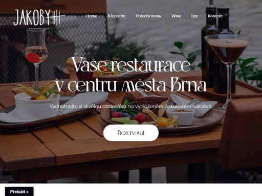 restaurace jakoby - ideální místo pro všechny. gastronomický zážitek ze sezónních surovin, příjemná atmosféra a kvalitní servis.