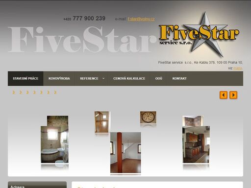 dokončovací stavební práce fivestar s.r.o. naše firma vznikla a působí v praze již od roku 2005. od té doby máme za sebou desítky úspěšných zakázek.