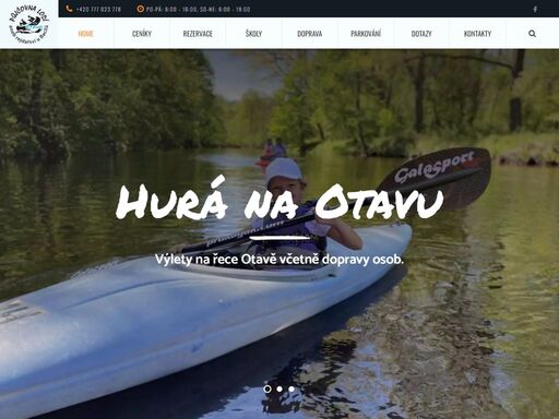 půjčovna lodí otava - sušice - půjčujeme kánoe, rafty a jiné vodácké vybavení. jednodenní výlety a přeprava osob včetně lodí. parkování.