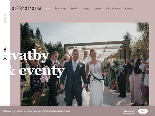 děláme svatby a eventy. nechte zařizování a starosti na nás a užijte si naplno váš den! buďte prostě šťastná.