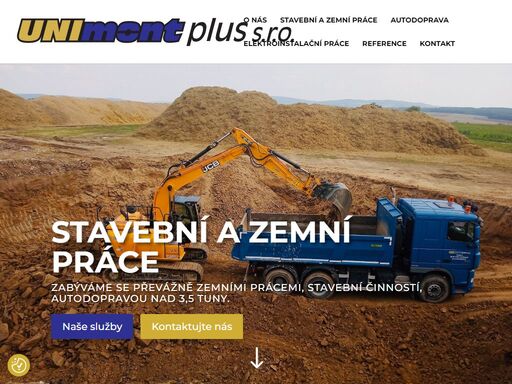 naše společnost nabízí komplexní služby v oblasti stavebních a zemních prací, autodopravě, demolicích a elektroinstalačních prací. jak pro firmy tak domácnosti.