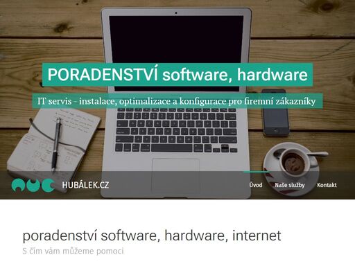 poradenství software, hardware, internet