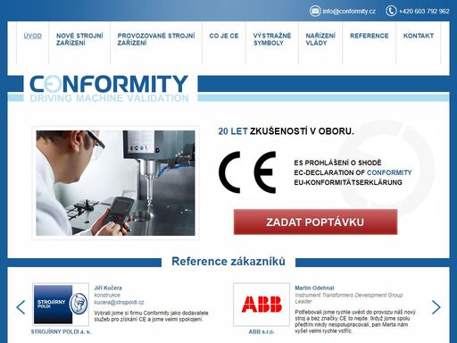 prohlášení o shodě a analýza rizik vyřešíme za vás. 20 let zkušeností v oboru a osobní přístup je naší doménou. 