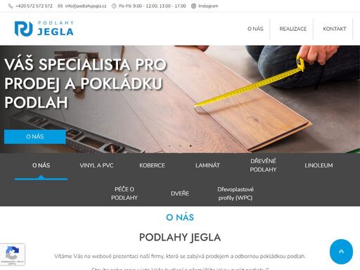 vinylové podlahy, pvc, laminát i koberce. odborná pokládka podlah a poradenství ve zlínském kraji.