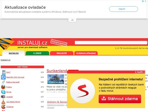    přehledný katalog software. vyberte si z nabídky: antiviry, spyware, hry, software audio, software video, kodeky, tvorba obalů, foto, design, vzdělávání, podnikání a kancelář, domácnost, zábava, internet, sítě, utility a další software ke stažení
