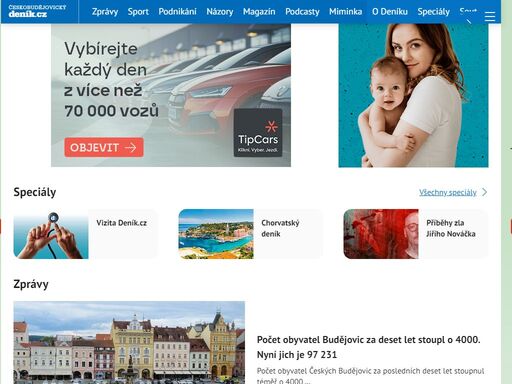 novinky a zprávy z českých budějovic a okolí. nejdůležitější informace a události z jednotlivých obcí, dění v politice, kultuře, sportu i v běžném životě.