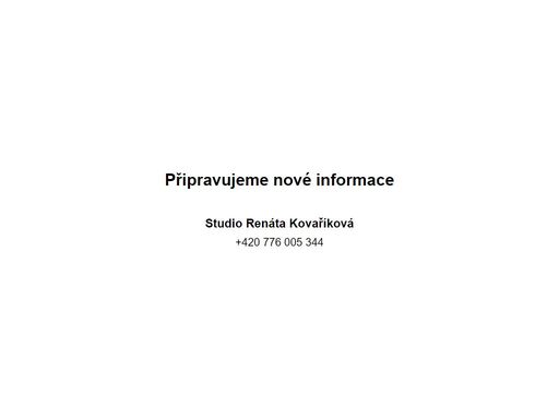 kosmetické studio renáta kovaříková olomouc poskytuje prvotřídní ošetření kosmetické ošetření.