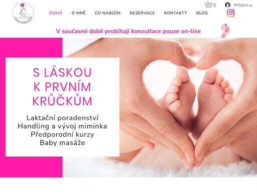 podpora kvalitního psychomotorického vývoje, správné zacházení s miminkem (handling) a péče o něj, laktační poradenství a kojenecké masáže. certifikovaná laktační poradkyně a specialistka na psychomotorický vývoj lucie pátá. poradna a kurzy osobně i on-line v praze a okolí.