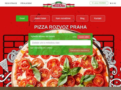pizza rozvoz zdarma praha 8 a 9 - bohnice, březiněves, čakovice, čimice, ďáblice, kobylisy, ládví, letňany, libeň, prosek, střížkov a zdiby - pizzy 33 a 40cm