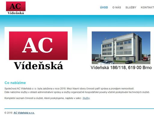 ac vídeňská s.r.o. - správa a pronájem nemovitostí, vše související a mnoho dalšího.