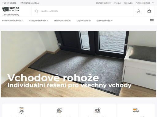 naši dlouholetí zákazníci.   


jsme odborníky na rohožky a rohože s více než dvacetiletou praxí v oboru. dbáme o to, aby rohože a rohožky udržovaly vaše prostředí čisté a bezpečné po co nejdelší dobu. obsluhujeme vás po celé české republice. v případě dotazů nás neváhejte kontaktovat, rádi vám poradíme.




 …