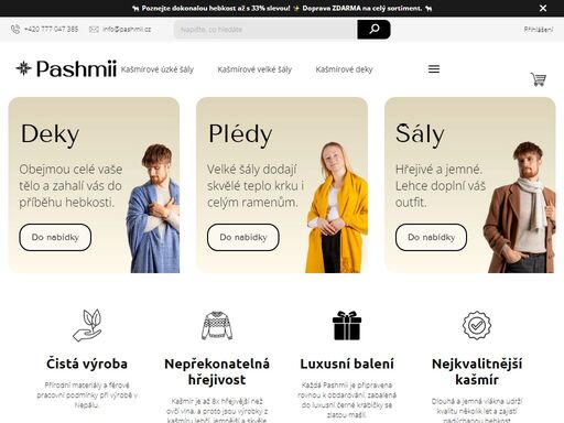 kašmír je známý svou mimořádnou jemností a teplotní regulací, což z něj činí ideální materiál pro chladné zimní dny i chvíle, kdy potřebujete lehký doplněk ke svému outfitu. kašmírové vlákno je vzácné a ceněné pro svou kvalitu a dlouhou životnost. pashmii, to jsou ty nejkvalitnější kašmírové šály a deky, které vás…
