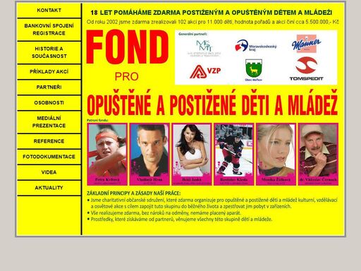 fond pro opuštěné a postižené děti a mládež
