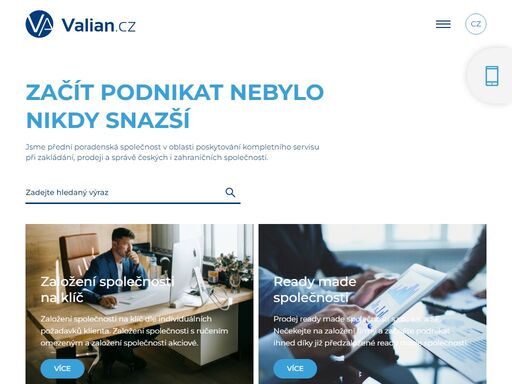 založení společnosti a komplexní korporátní servis pro firmy z celého okolí