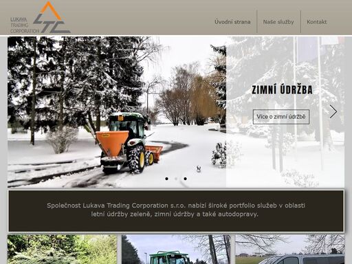 společnost lukava trading corporation s.r.o. nabízí široké portfolio služeb v oblasti letní údržby zeleně, zimní údržby a také autodopravy. 